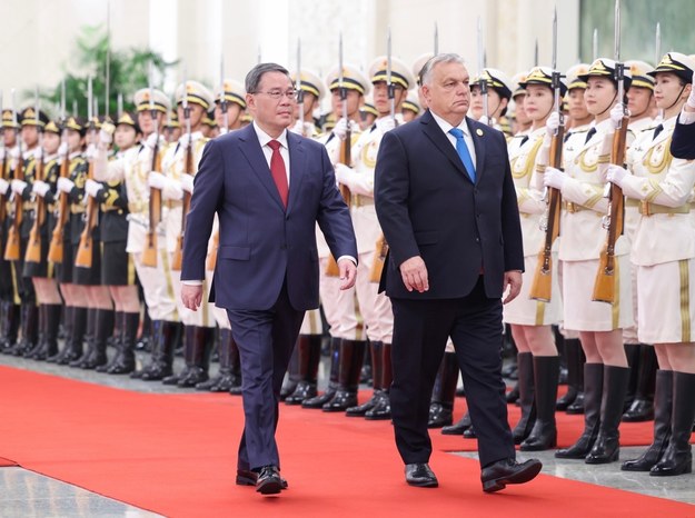 Premier chin Li Qiang i premier Węgier Viktor Orban /PAP/EPA