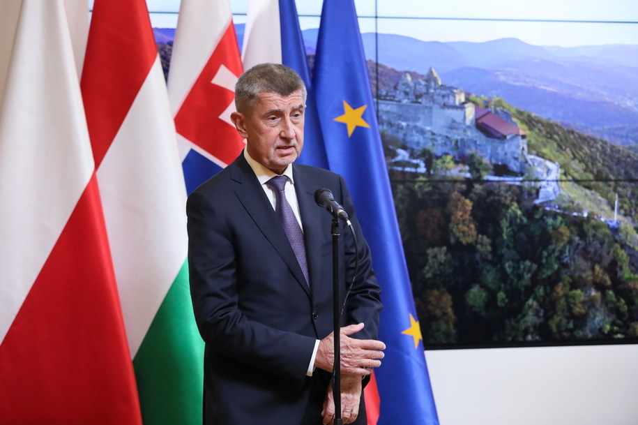 Premier Czech Andrej Babisz / 	Leszek Szymański    /PAP