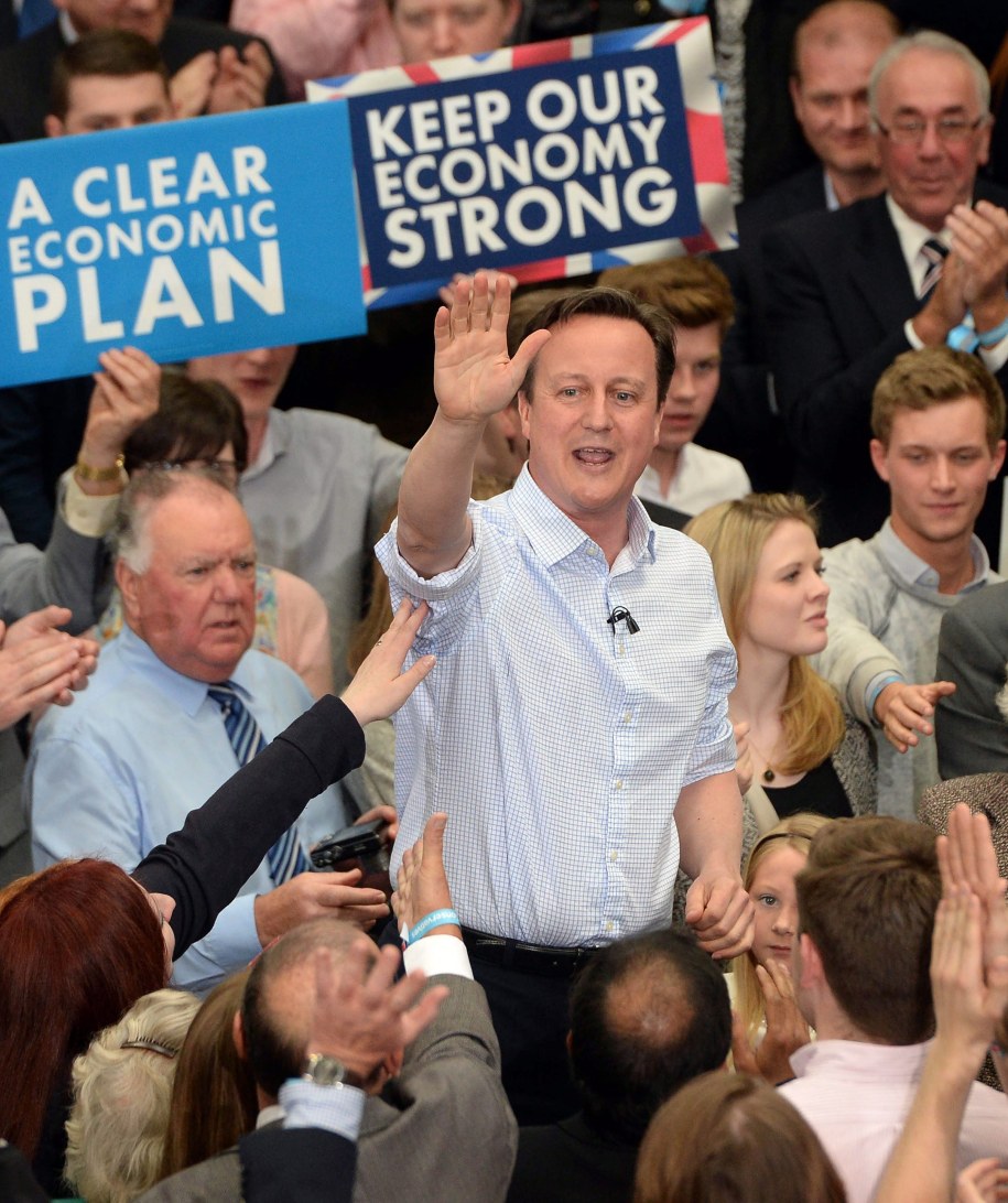 Premier David Cameron /STR UK AND IRELAND /PAP/EPA