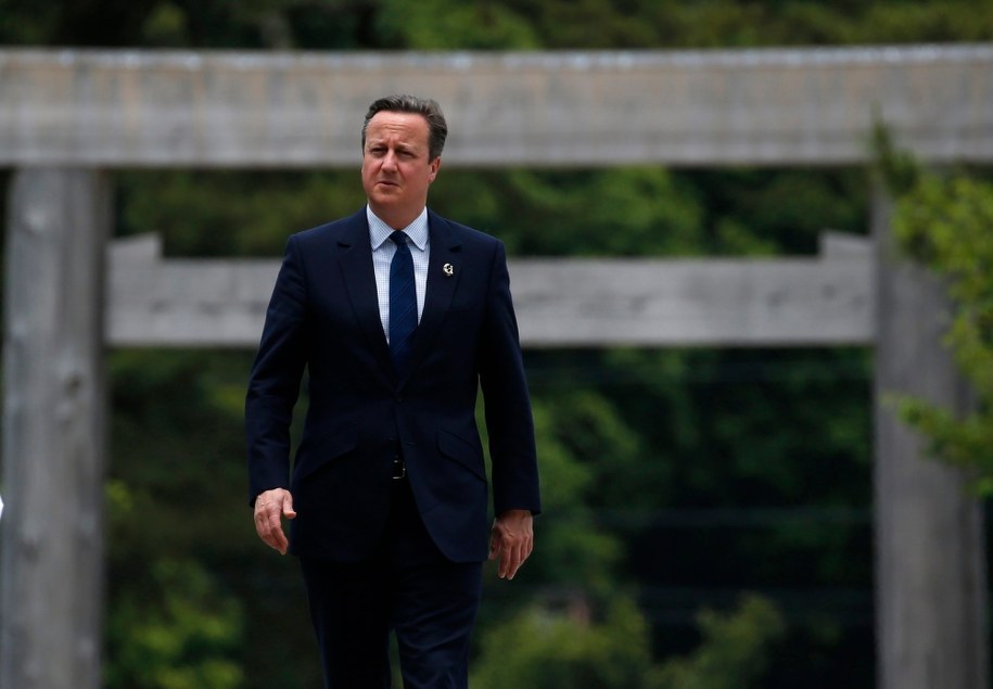 Premier David Cameron /TORU HANAI / POOL /PAP/EPA