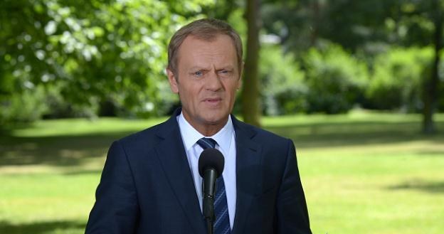 Premier Donald Tusk, fot. Radek Pietruszka /PAP