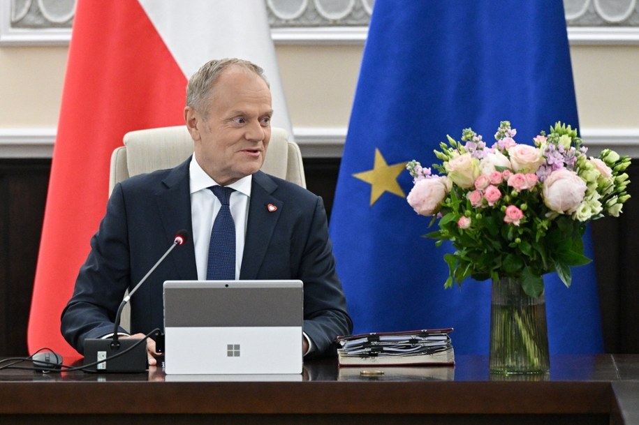 Premier Donald Tusk na posiedzeniu rządu w KPRM w Warszawie, 26 maja 2026 /Radek Pietruszka /PAP
