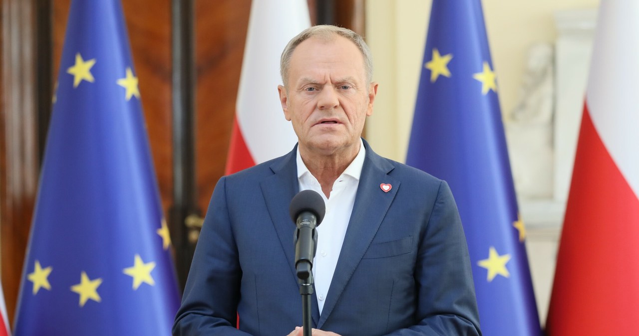 Premier Donald Tusk o 150 mld euro na obronność Europy /Dawid Wolski /Reporter