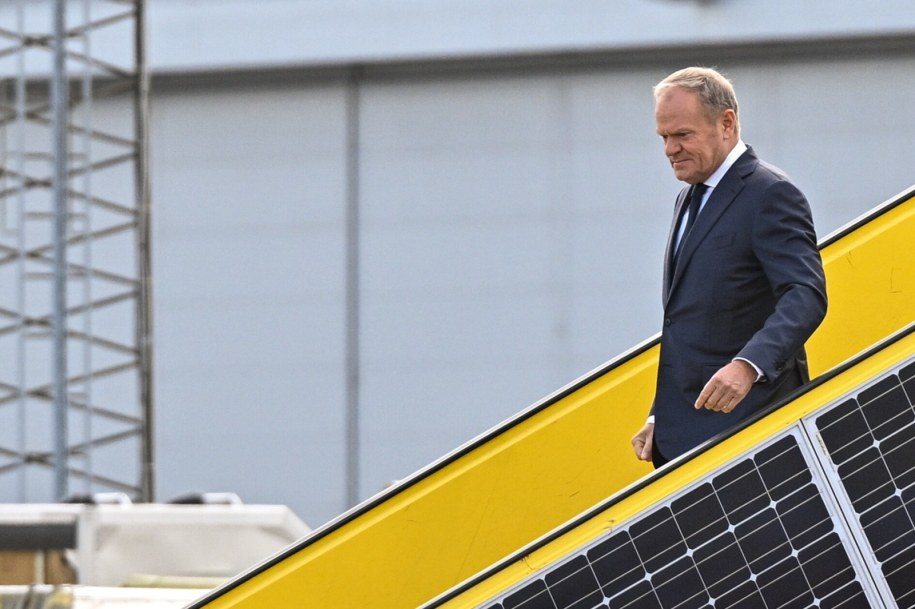 Premier Donald Tusk w Kopenhadze /Radek Pietruszka /PAP