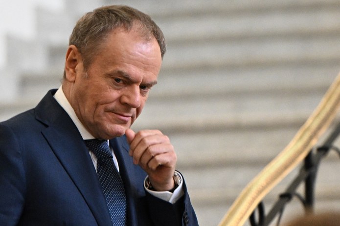Premier Donald Tusk w Sejmie / Radek Pietruszka /PAP