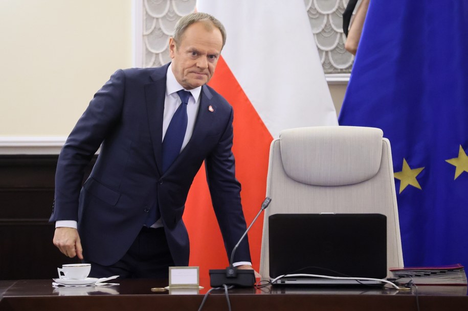 Premier Donald Tusk / 	Leszek Szymański    /PAP