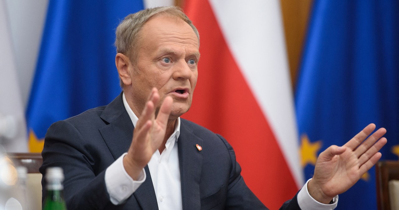 Premier Donald Tusk. /Aleksander Kalka / NurPhoto /AFP