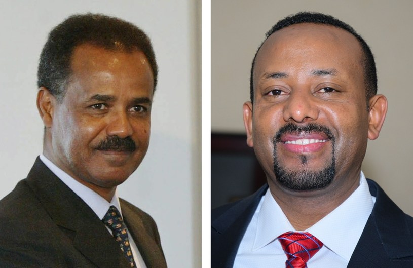 Premier Etiopii Abiy Ahmed i prezydent Erytrei Isaias Afwerk / 	STR   /PAP