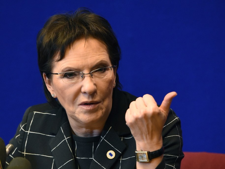 Premier Ewa Kopacz /Radek Pietruszka /PAP