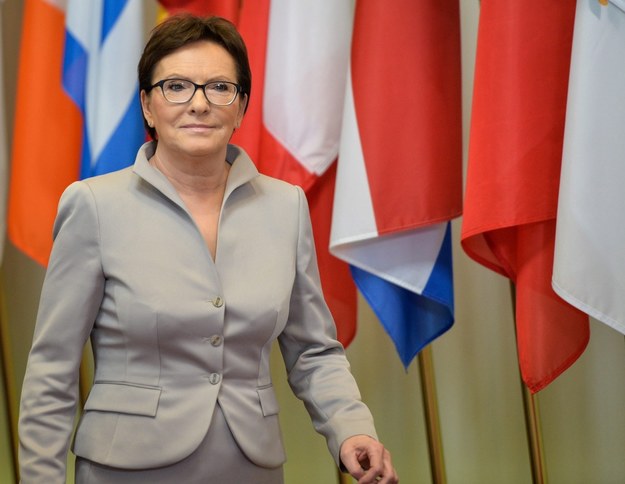 Premier Ewa Kopacz /STEPHANIE LECOCQ  /PAP/EPA