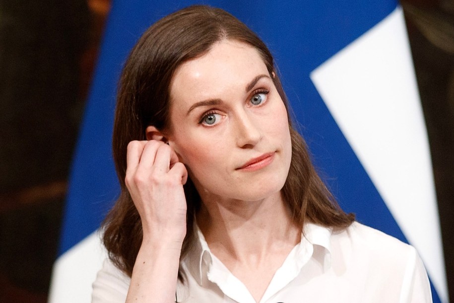 Premier Finlandii Sanna Marin /ROBERTO MONALDO/LA PRESSE / POOL /PAP/EPA