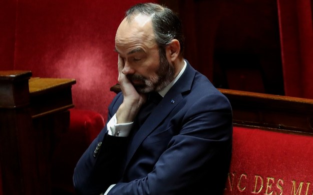 Premier Francji Edouard Philippe /LUDOVIC MARIN / POOL /PAP/EPA