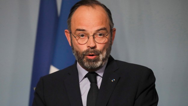 Premier Francji Edouard Philippe /CHRISTOPHE ENA / POOL /PAP/EPA