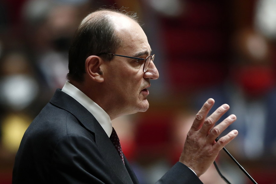 Premier Francji Jean Castex /IAN LANGSDON /PAP/EPA