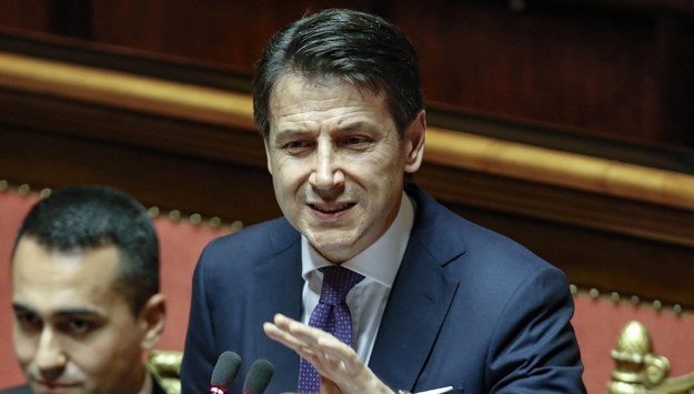 Premier Giuseppe Conte /GIUSEPPE LAMI /PAP/EPA