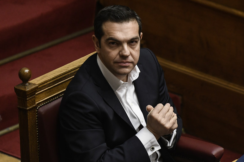 Premier Grecji Aleksis Cipras /Angelos Tzortzinis /AFP