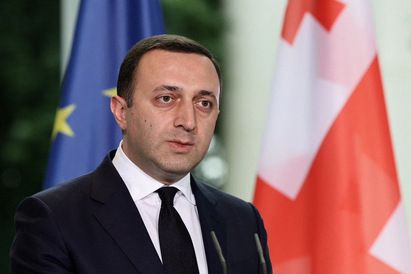 Premier Gruzji Irakli Garibaszwili /JENS SCHLUETER  /AFP