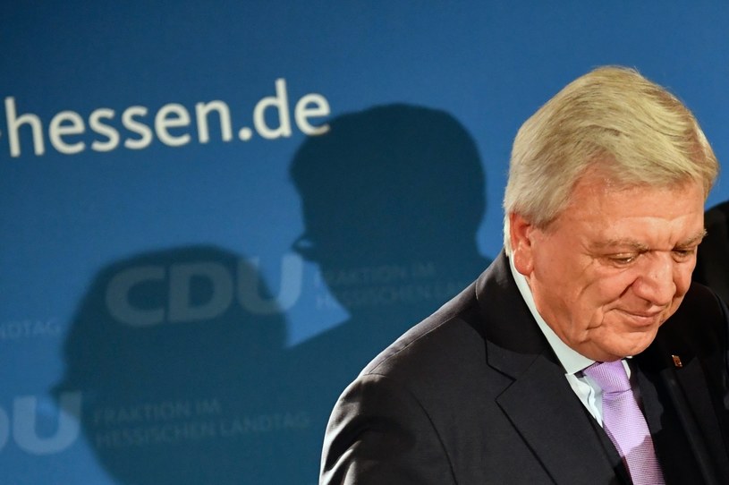 Premier Hesji Volker Bouffier z CDU /AFP
