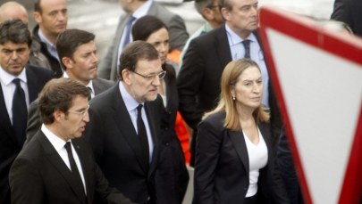 Premier Hiszpani na miejscu katastrofy kolejowej