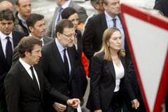 Premier Hiszpani na miejscu katastrofy kolejowej