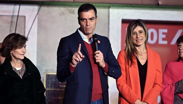 Premier Hiszpanii i lider PSOE Pedro Sanchez /FERNANDO VILLAR /PAP/EPA