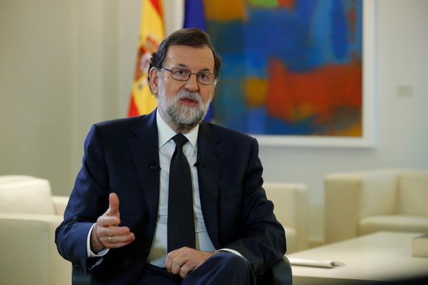 Premier Hiszpanii Mariano Rajoy /Angel Diaz /PAP/EPA