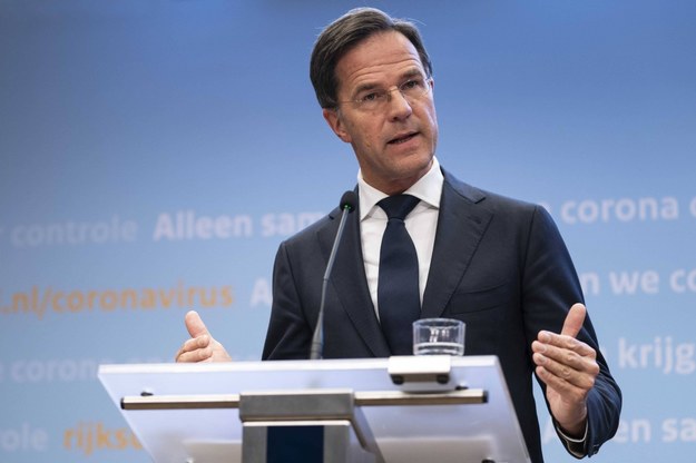 Premier Holandii Mark Rutte /BART MAAT /PAP/EPA