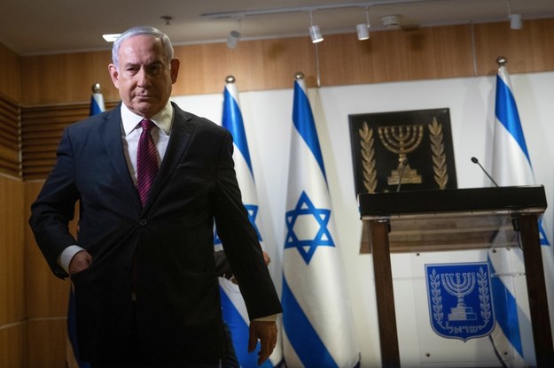 Premier Izraela Benjamin Netanjahu i ministerstwo zdrowia ogłosili w czwartek trzeci ogólnokrajowy lockdown /Yonatan Sindel / POOL /PAP/EPA