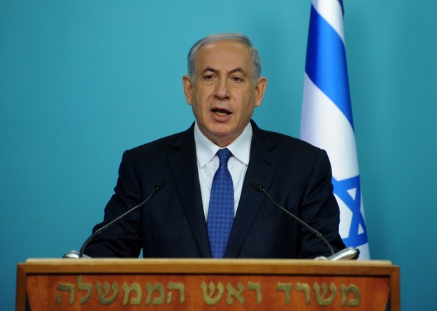 Premier Izraela Benjamin Netanjahu /DEBBIE HILL/POOL /PAP/EPA
