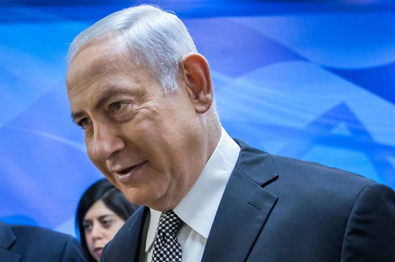 Premier Izraela Benjamin Netanjahu /JIM HOLLANDER    /AFP