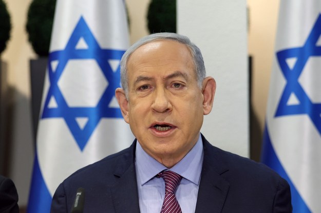 Premier Izraela Benjamin Netanjahu /ABIR SULTAN / POOL /PAP/EPA