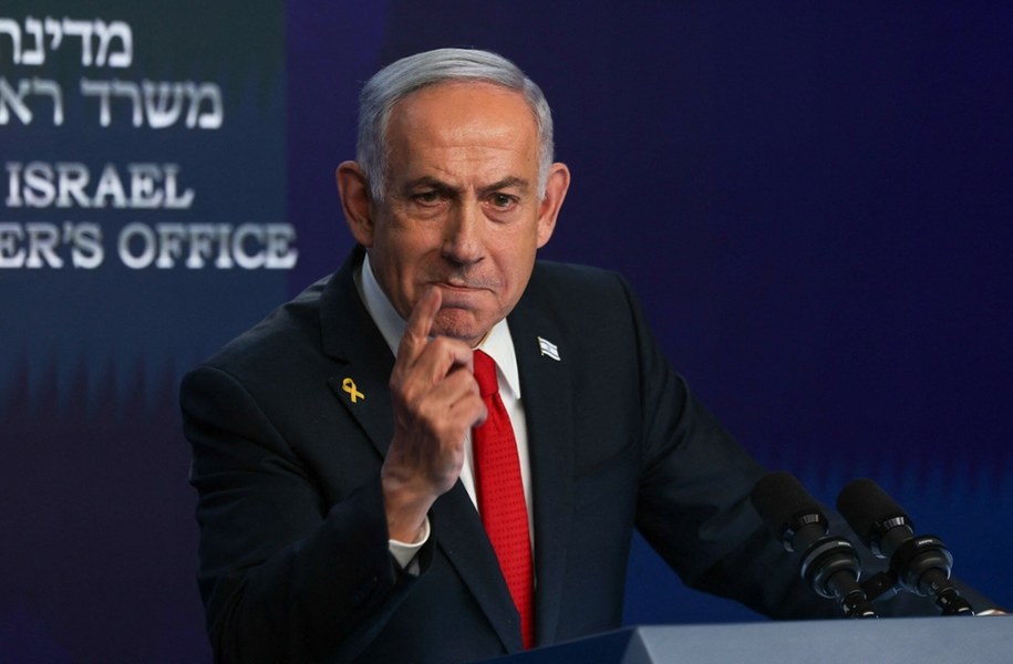 Premier Izraela Benjamin Netanjahu /RONEN ZVULUN/AFP /East News