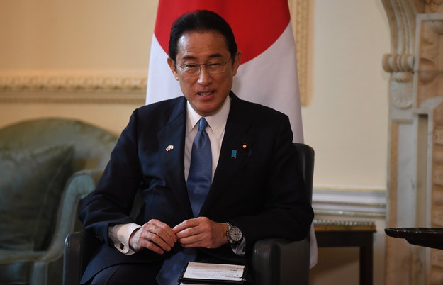 Premier Japonii Fumio Kishida /NEIL HALL /PAP/EPA
