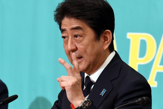 Premier Japonii Shinzo Abe /MA PING / POOL /PAP/EPA