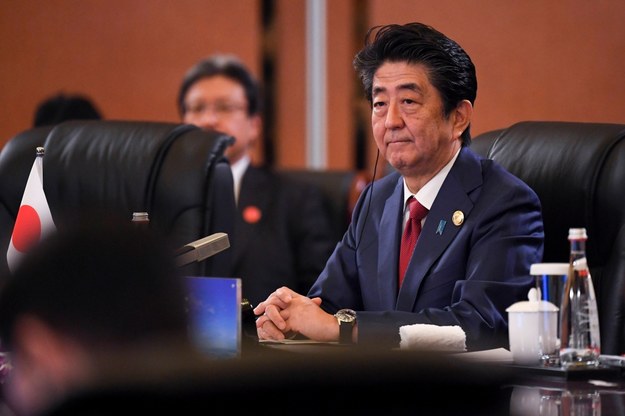Premier Japonii Shinzo Abe / 	WANG ZHAO / POOL /PAP/EPA