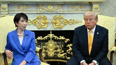 Premier Japonii zaniemówiła po żarcie Trumpa. Niezręczna sytuacja w Gabinecie Owalnym
