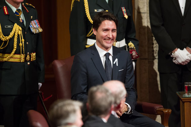 Premier Justin Trudeau podczas tegorocznej kampanii wyborczej zapowiadał legalizację marihuany /AFP
