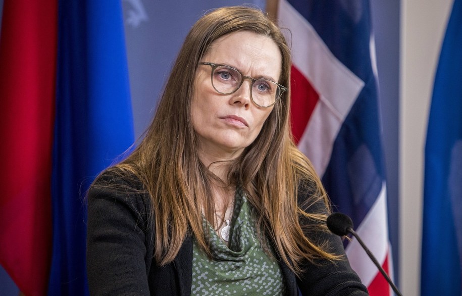 Premier Katrín Jakobsdóttir /OLE BERG-RUSTEN  /PAP/EPA