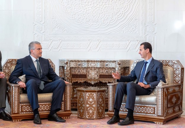 Premier Krymu odwiedził Bashara al-Assada /PAP/EPA/SANA HANDOUT /PAP/EPA