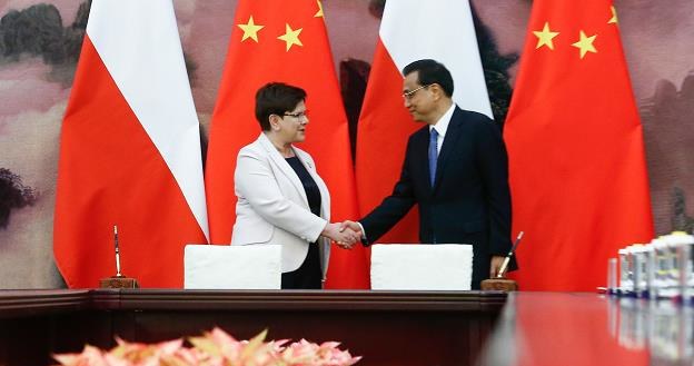 Premier Li Keqiang  i premier Beata Szydlo /AFP