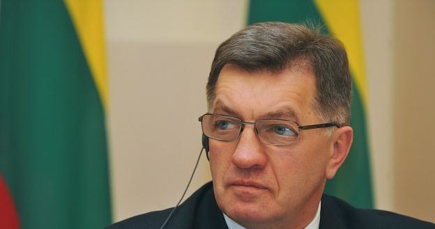 Premier Litwy, Algirdas Butkeviczius /AFP