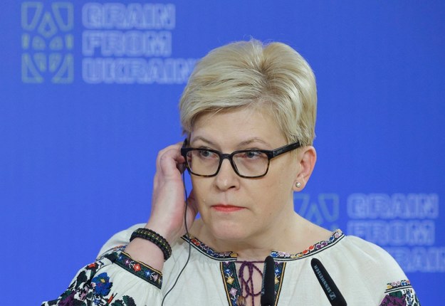 Premier Litwy Ingrida Szimonyte /SERGEY DOLZHENKO /PAP/EPA