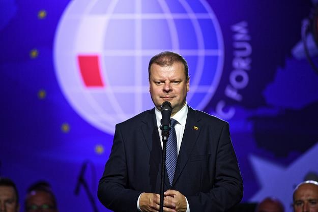 Premier Litwy Saulius Skvernelis Człowiekiem Roku XXVIII Forum Ekonomicznego /PAP