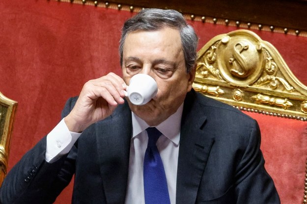 Premier Mario Draghi /Fabio Frustaci /PAP/EPA