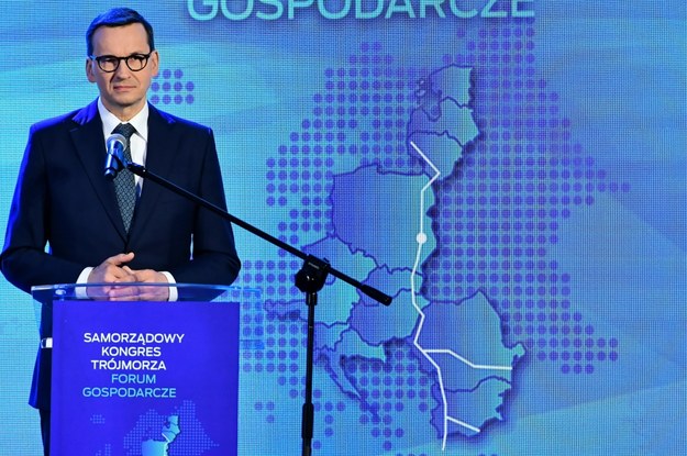 Premier Mateusz Morawiecki na Samorządowym Kongresie Trójmorza /Wojtek Jargiło /PAP