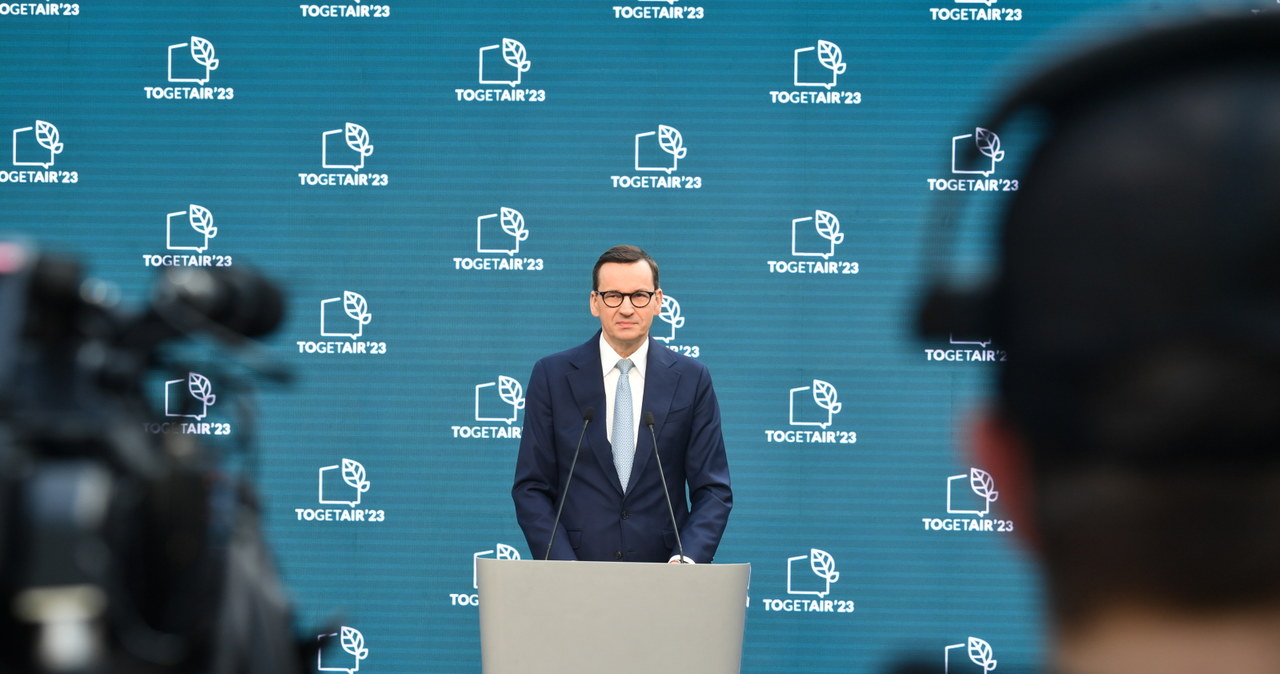 Premier Mateusz Morawiecki na szczycie klimatycznym Togetair /PAP