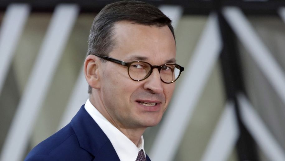 Premier Mateusz Morawiecki na szczycie w Brukseli /ARIS OIKONOMOU /PAP/EPA