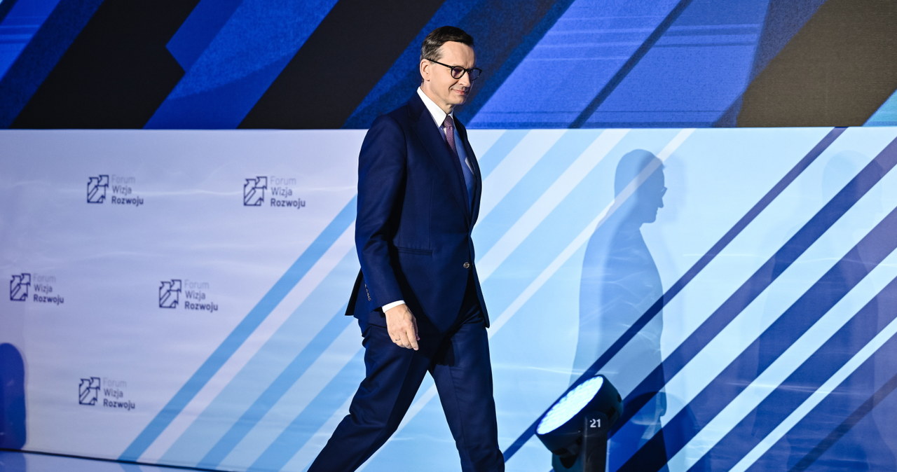 Premier Mateusz Morawiecki na VI Forum Wizji Rozwoju w Gdyni /Marcin Gadomski /PAP
