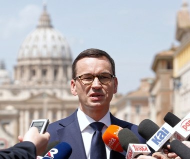 Premier Mateusz Morawiecki po wizycie u papieża Franciszka