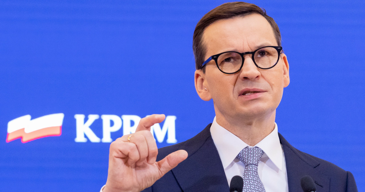 Premier Mateusz Morawiecki skomentował stratę NBP w 2022 r. /Tomasz Jastrzębowski /Reporter